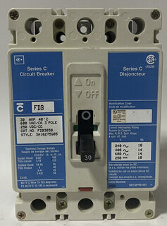 CH - FDB3030 - 30A 3P 600V Breaker Product Image